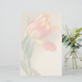 ヴィンテージの花柄の文房具 便箋 (スタンド正面)