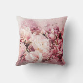 ヴィンテージの花柄の芸術 クッション (裏面)