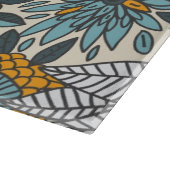 ヴィンテージの花柄パターン カッティングボード (角)