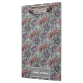 ヴィンテージの花柄パターン クリップボード (左)