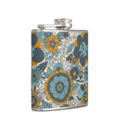 ヴィンテージの花柄パターン フラスク (右)