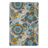 ヴィンテージの花柄パターン ミニクリップボード (裏面)