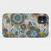 ヴィンテージの花柄パターン Case-Mate iPhoneケース (裏面(横))