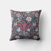 ヴィンテージの花柄、ウィリアム·モリス クッション (裏面)