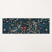 ヴィンテージの花柄、ウィリアム·モリス ヨガマット (正面(横))