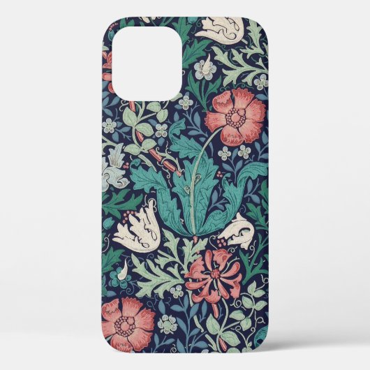 ヴィンテージの花柄、ウィリアム·モリス Case-Mate iPhoneケース (裏面)