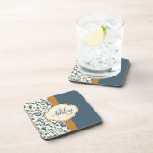 ヴィンテージの花柄 コースター (右側)