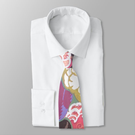 ヴィンテージの花柄 ネクタイ (タイ)