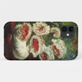 ヴィンテージの花瓶と牡丹Vincent vanゴッホ。 Case-Mate iPhoneケース (裏面(横))