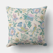 ヴィンテージの花鳥模様 クッション (裏面)