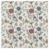 ヴィンテージの花鳥模様 ファブリック (見本)
