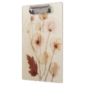 ヴィンテージの花 クリップボード (左)