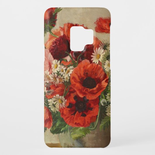 ヴィンテージの花、ケシ Case-Mate SAMSUNG GALAXYケース (裏面)