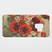 ヴィンテージの花、ケシ Case-Mate SAMSUNG GALAXYケース (裏面(横))
