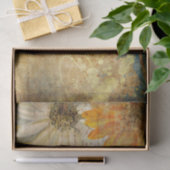 ヴィンテージの花 – ティッシュペーパー 薄葉紙 (ギフト)