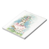 ヴィンテージの花 ノートパッド (回転)