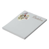 ヴィンテージの花 ノートパッド (回転)