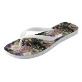 ヴィンテージの花 ビーチサンダル (アングル)