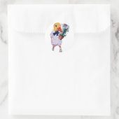 ヴィンテージの花 ラウンドシール (バッグ)