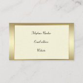 ヴィンテージの花 名刺 (裏面)