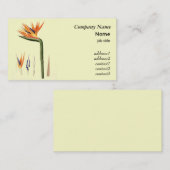 ヴィンテージの花 名刺 (正面/裏面)