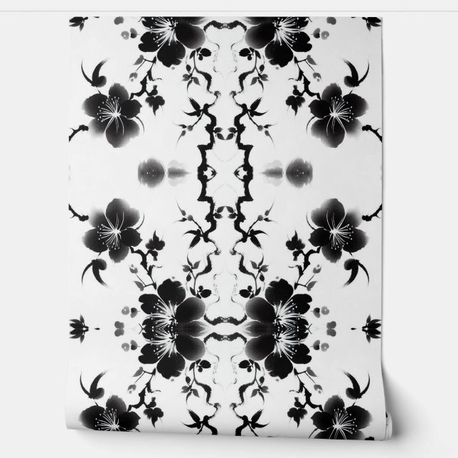 ヴィンテージの花 壁紙 (ほどく)