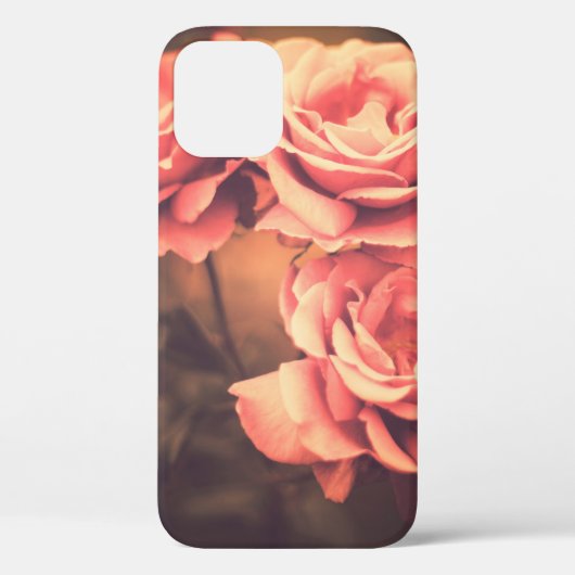 ヴィンテージの花,花,バラ,アンティーク,背面 Case-Mate iPhoneケース (裏面)