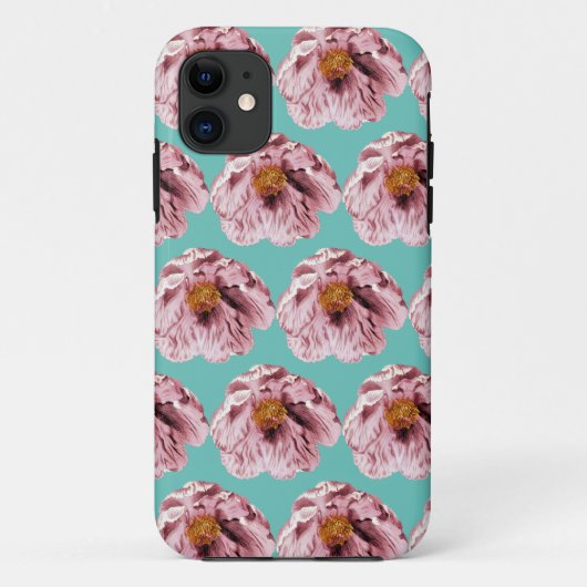 ヴィンテージの花 Case-Mate iPhoneケース (裏面)