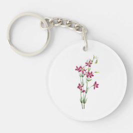 ヴィンテージの花 – Centaurium by Mary Vaux Walcott キーホルダー