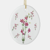 ヴィンテージの花 – Centaurium by Mary Vaux Walcott セラミックオーナメント (右)