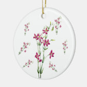 ヴィンテージの花 – Centaurium by Mary Vaux Walcott セラミックオーナメント (左)
