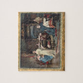 ヴィンテージの芸術のジグソーパズル ジグソーパズル (縦)