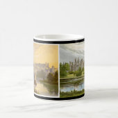 ヴィンテージの芸術のマグ コーヒーマグカップ (中央)