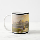 ヴィンテージの芸術のマグ コーヒーマグカップ (左)