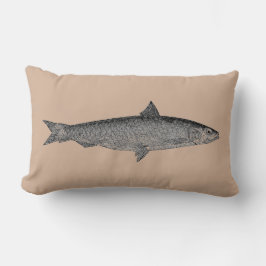 ヴィンテージの芸術の魚の枕 ランバークッション