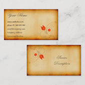 ヴィンテージの芸術 名刺 (正面/裏面)