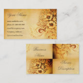 ヴィンテージの芸術 名刺 (正面/裏面)