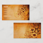 ヴィンテージの芸術 名刺 (正面/裏面)