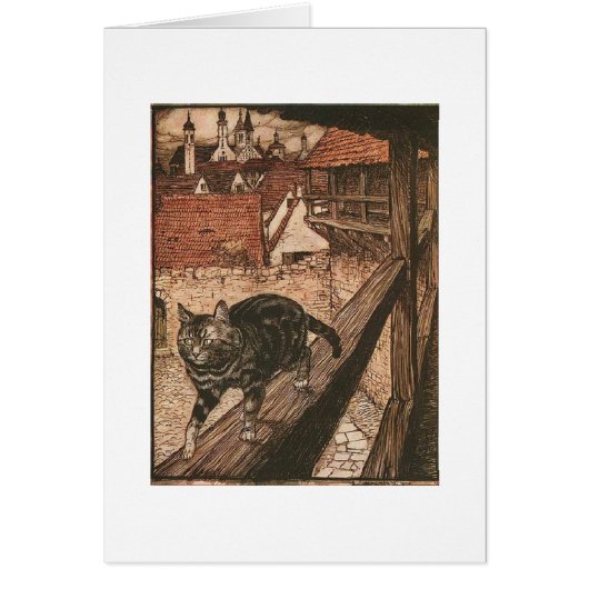 ヴィンテージの芸術-猫の冒険、 (正面)
