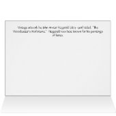 ヴィンテージの芸術- Woodcutterおよび妖精、 (内部横(上))