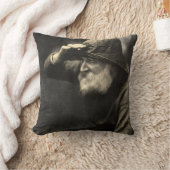 ヴィンテージの英国の漁師の航海ので旧式なひげ クッション (ブランケット)