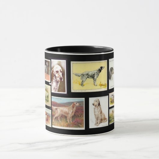ヴィンテージの英国セッターのタバコは陶磁器のマグを梳きます マグカップ (中央)