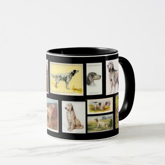 ヴィンテージの英国セッターのタバコは陶磁器のマグを梳きます マグカップ (正面右)