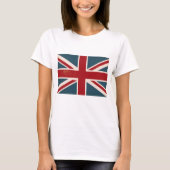ヴィンテージの英国国旗のイギリスの旗のTシャツ Tシャツ (正面)