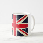 ヴィンテージの英国国旗のコーヒー・マグ コーヒーマグカップ (正面右)