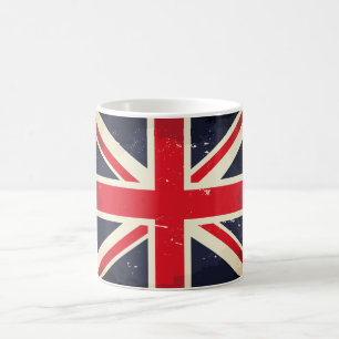 ヴィンテージの英国国旗のコーヒー・マグ コーヒーマグカップ