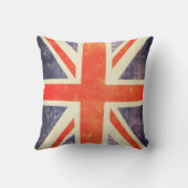 ヴィンテージの英国国旗の旗 クッション (裏面)