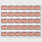 ヴィンテージの英国国旗の旗 ラッピングペーパー (フラット)