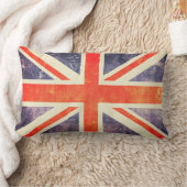 ヴィンテージの英国国旗の旗 ランバークッション (ブランケット)