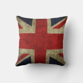 ヴィンテージの英国国旗 クッション (裏面)